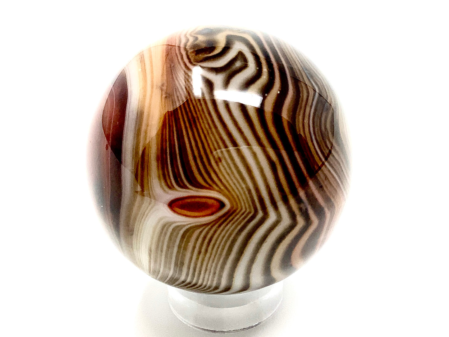 Banded Agate Crystal Sphere 3.3cm