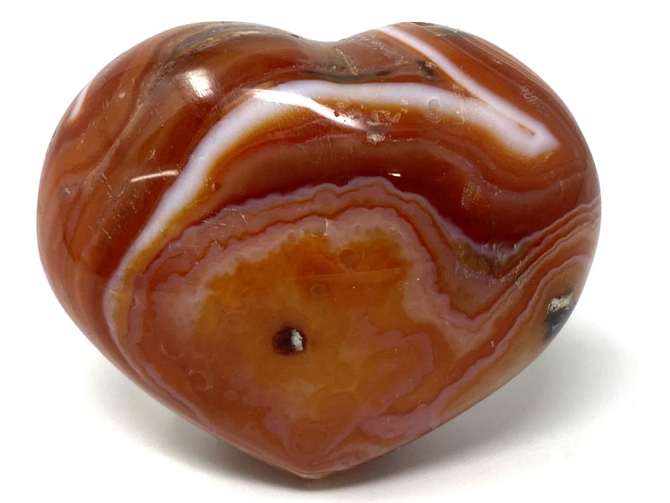 Carnelian Crystal Heart 5.3cm