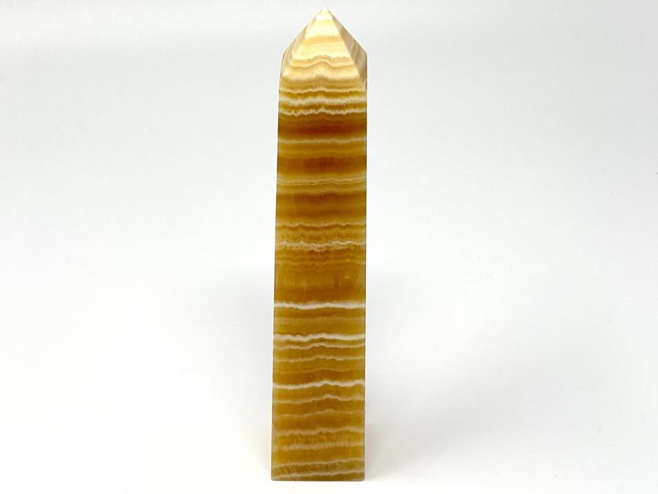 Banded Orange Calcite Crystal Tower Large 16.3cm