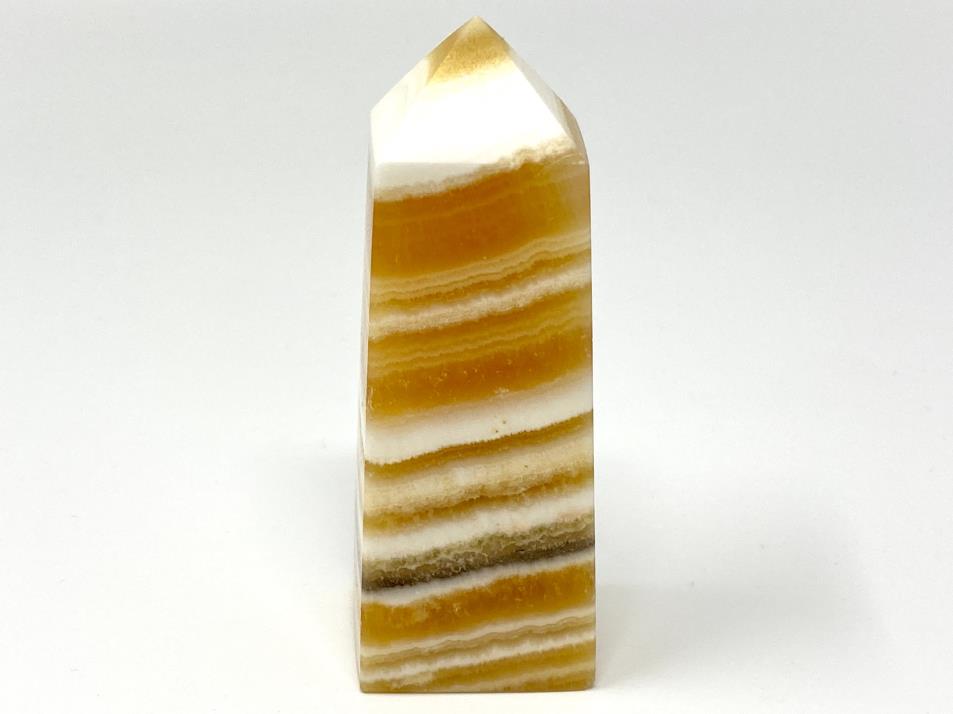 Banded Orange Calcite Crystal Tower 10.1cm