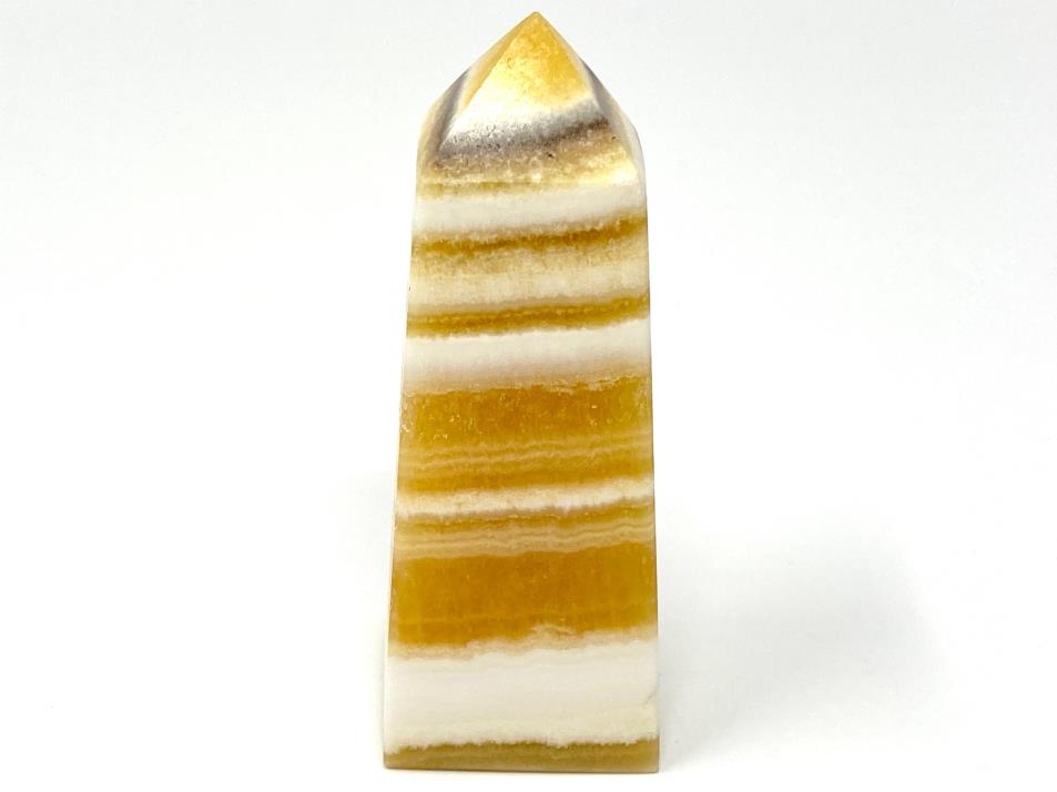 Banded Orange Calcite Crystal Tower 8.6cm