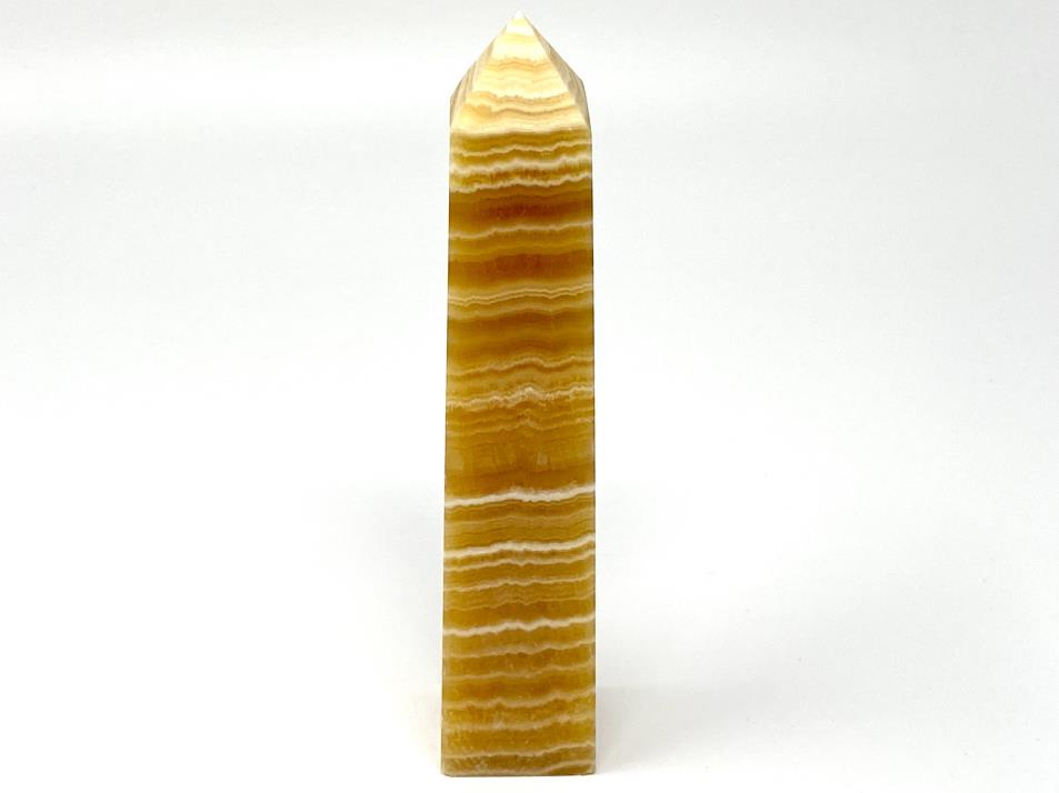 Banded Orange Calcite Crystal Tower Large 16.3cm