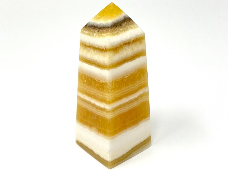 Banded Orange Calcite Crystal Tower 8.6cm