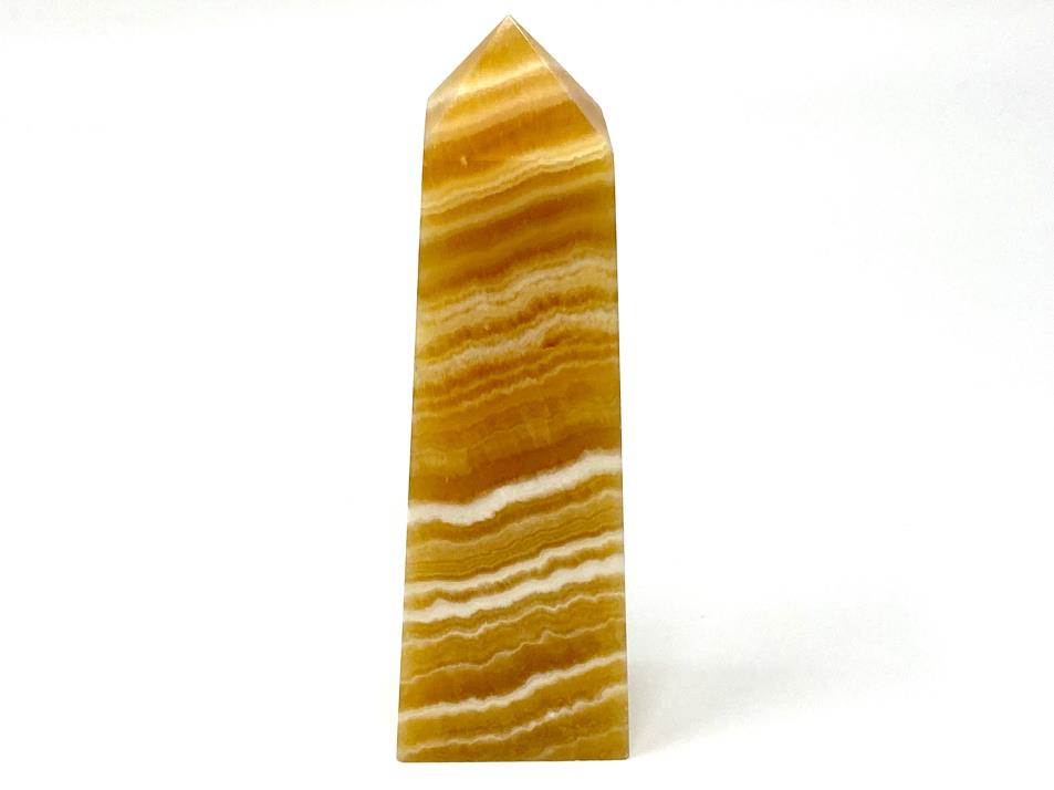 Banded Orange Calcite Crystal Tower 13.2cm