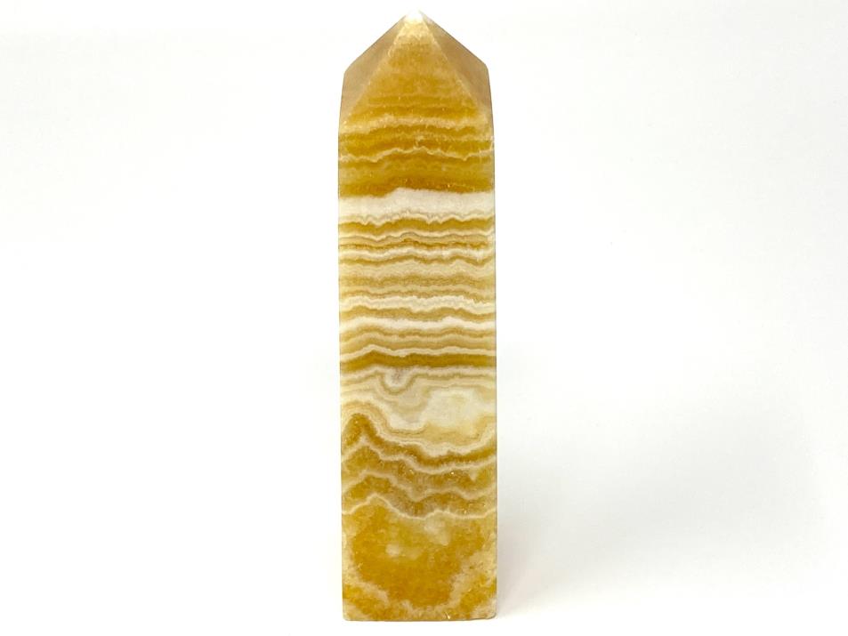 Banded Orange Calcite Crystal Tower 13.4cm