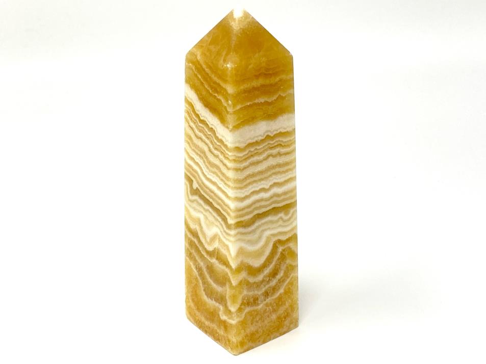 Banded Orange Calcite Crystal Tower 13.4cm