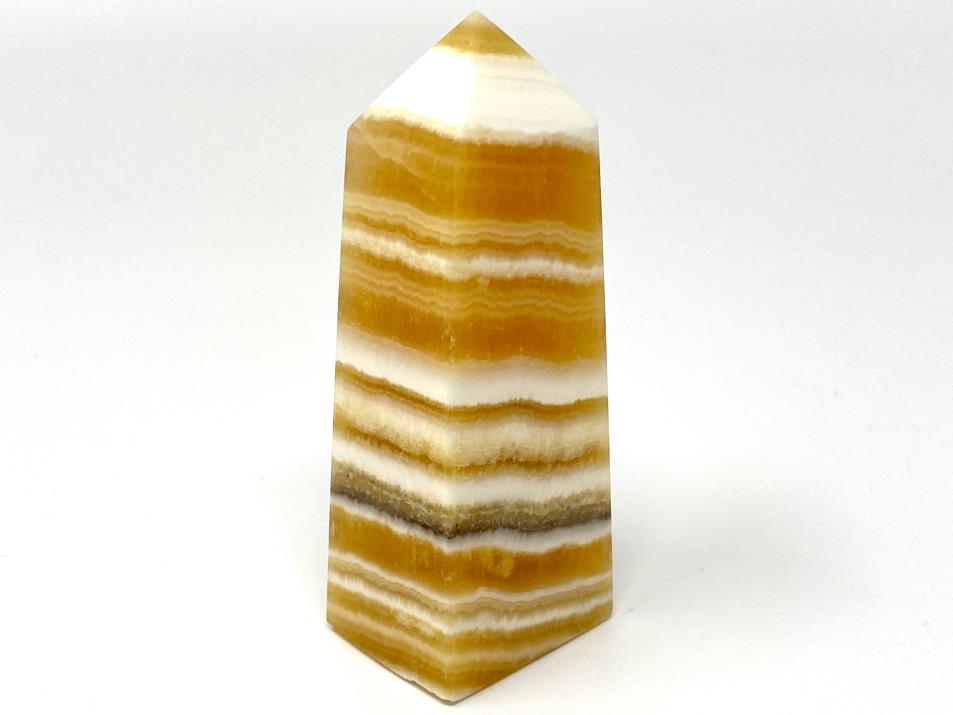 Banded Orange Calcite Crystal Tower 10.1cm