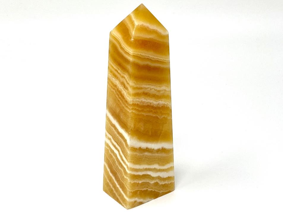 Banded Orange Calcite Crystal Tower 13.2cm