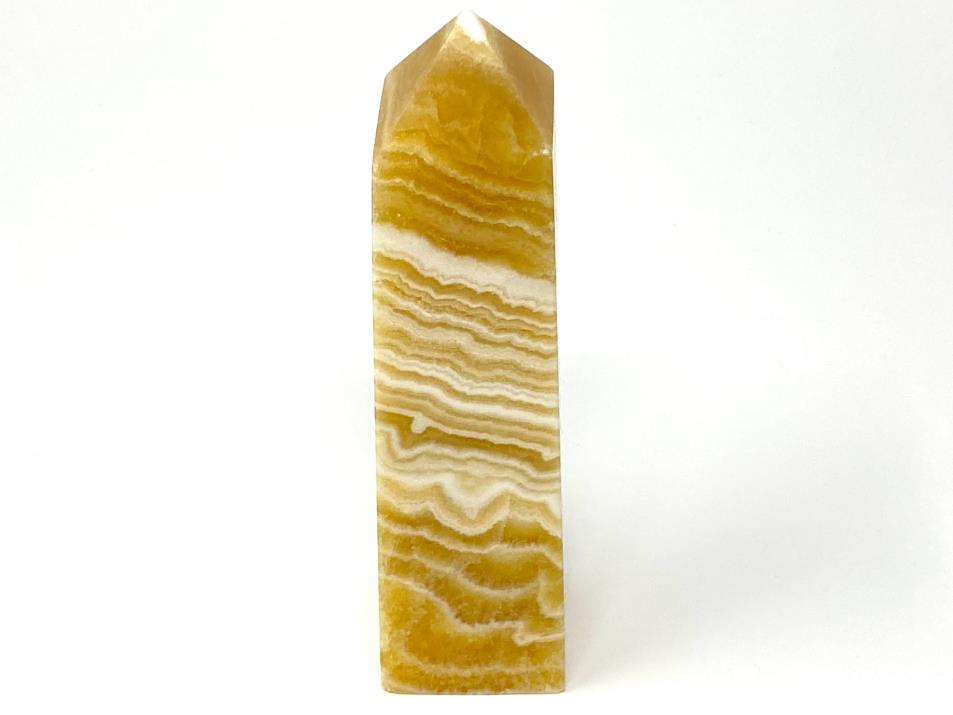 Banded Orange Calcite Crystal Tower 13.4cm