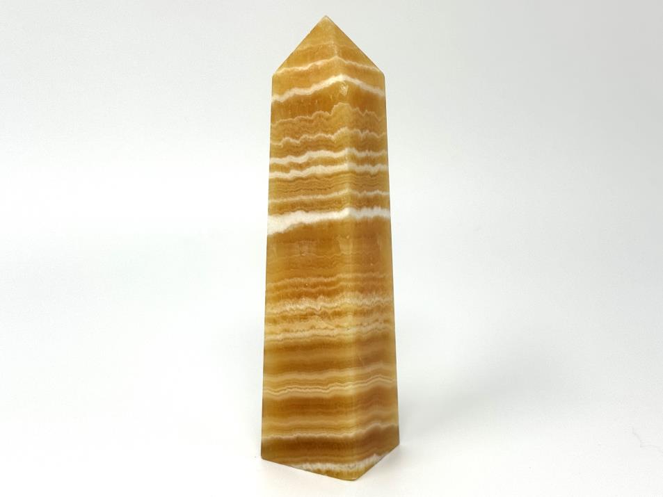 Banded Orange Calcite Crystal Tower 13.6cm