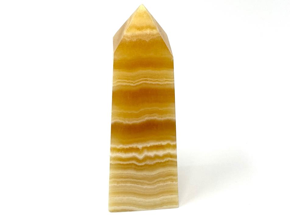 Banded Orange Calcite Crystal Tower 8.1cm