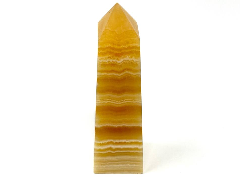 Banded Orange Calcite Crystal Tower 9.6cm