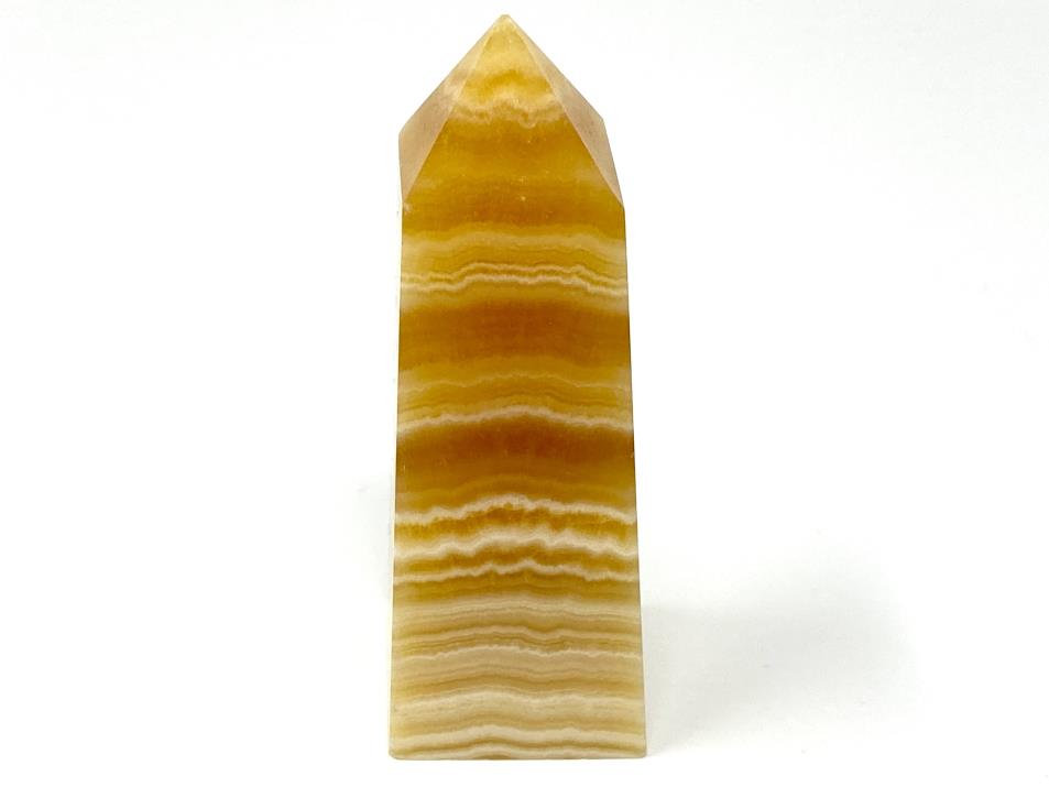 Banded Orange Calcite Crystal Tower 8.1cm