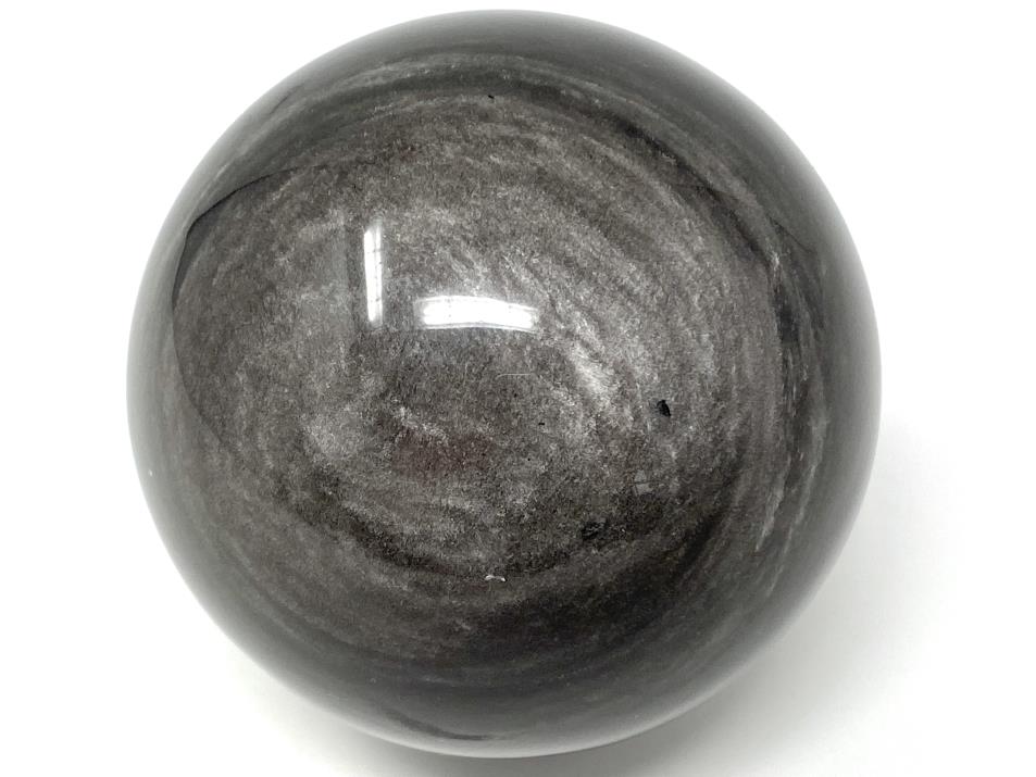 Silver Sheen Obsidian Crystal Sphere Large 8.3cm