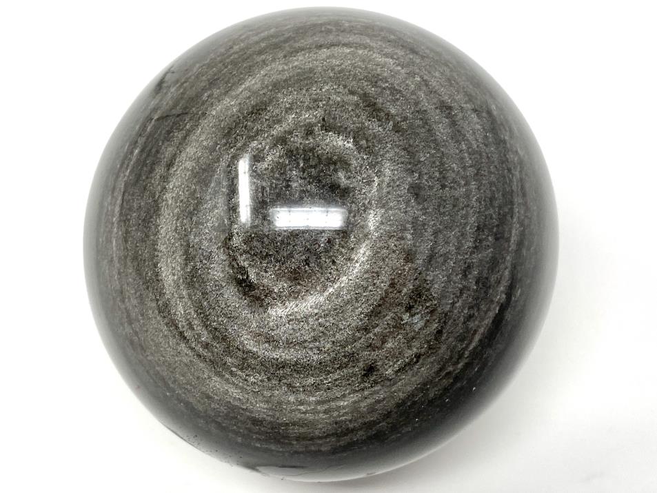 Silver Sheen Obsidian Crystal Sphere Large 8cm