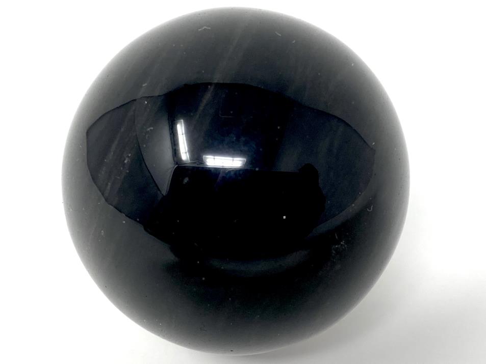 Silver Sheen Obsidian Crystal Sphere 4.9cm