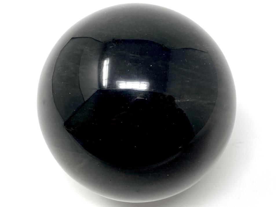 Silver Sheen Obsidian Crystal Sphere Large 7.1cm