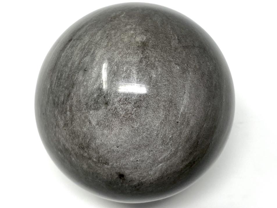 Silver Sheen Obsidian Crystal Sphere Large 7.1cm