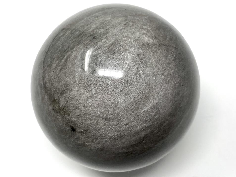 Silver Sheen Obsidian Crystal Sphere Large 7.1cm