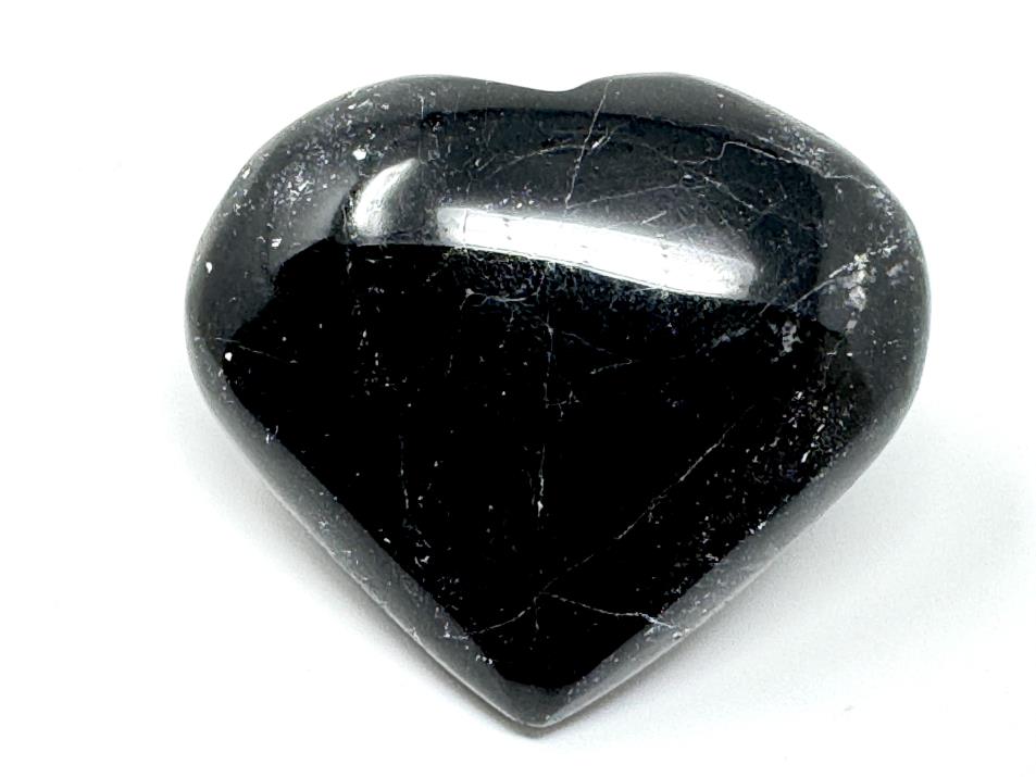 Black Tourmaline Crystal Heart 5.4cm