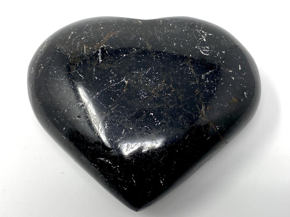 Black Tourmaline Crystal Heart 7.2cm