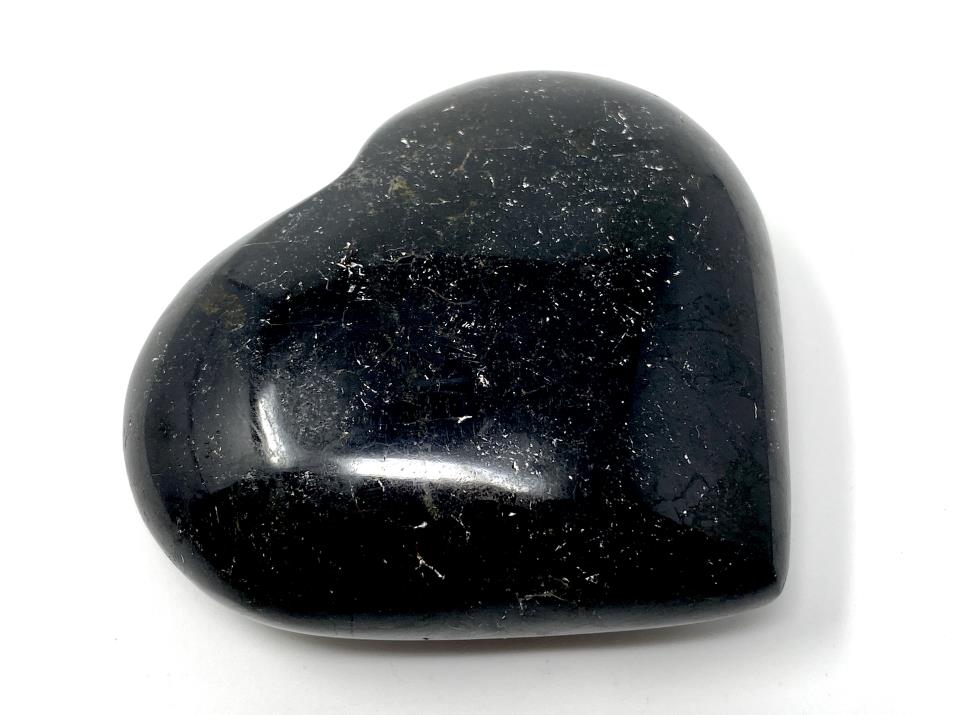 Black Tourmaline Crystal Heart 7.2cm