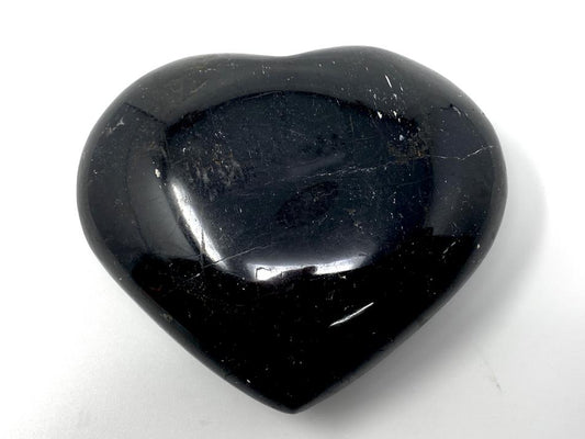 Black Tourmaline Crystal Heart 7.3cm