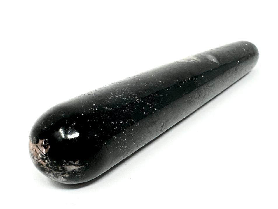 Black Tourmaline Crystal Massage Wand 12.3cm