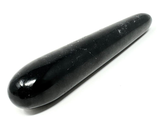 Black Tourmaline Crystal Massage Wand 13.6cm