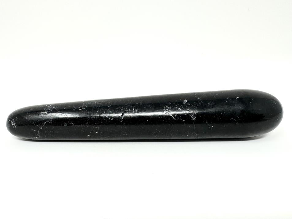 Black Tourmaline Crystal Massage Wand 13.6cm