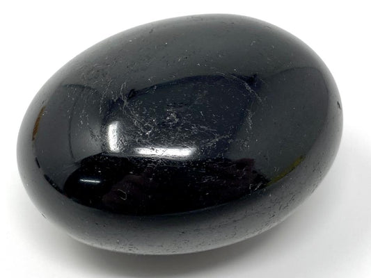 Black Tourmaline Crystal Pebble 6cm