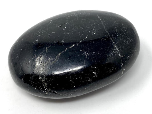 Black Tourmaline Crystal Pebble 6.3cm