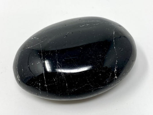 Black Tourmaline Crystal Pebble 6.2cm