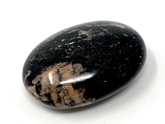 Black Tourmaline Crystal Pebble 6.2cm