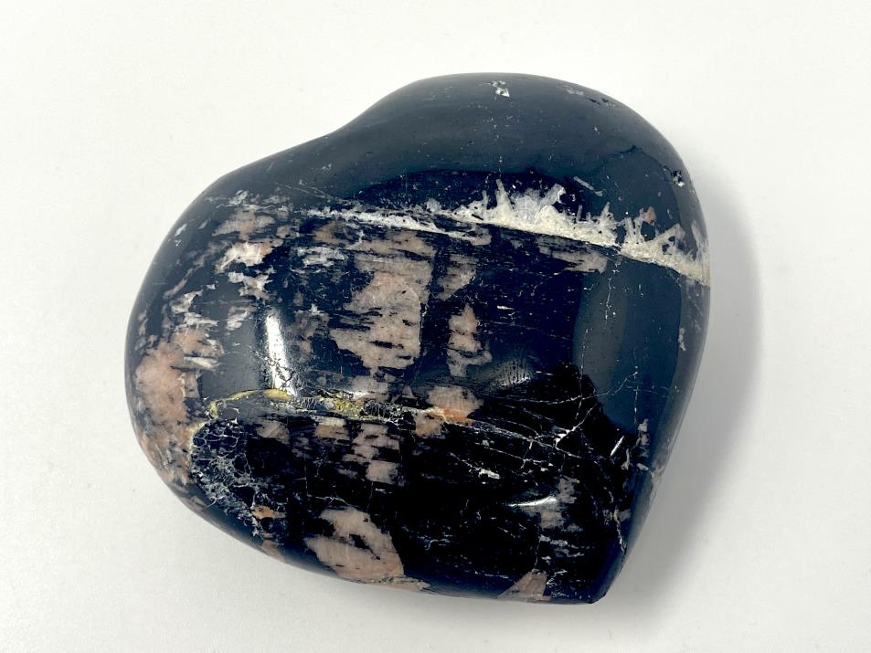 Black Tourmaline Crystal Heart 7cm