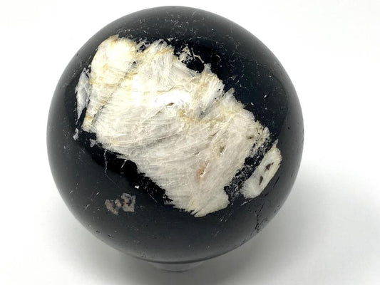 Black Tourmaline Crystal Sphere 5.5cm