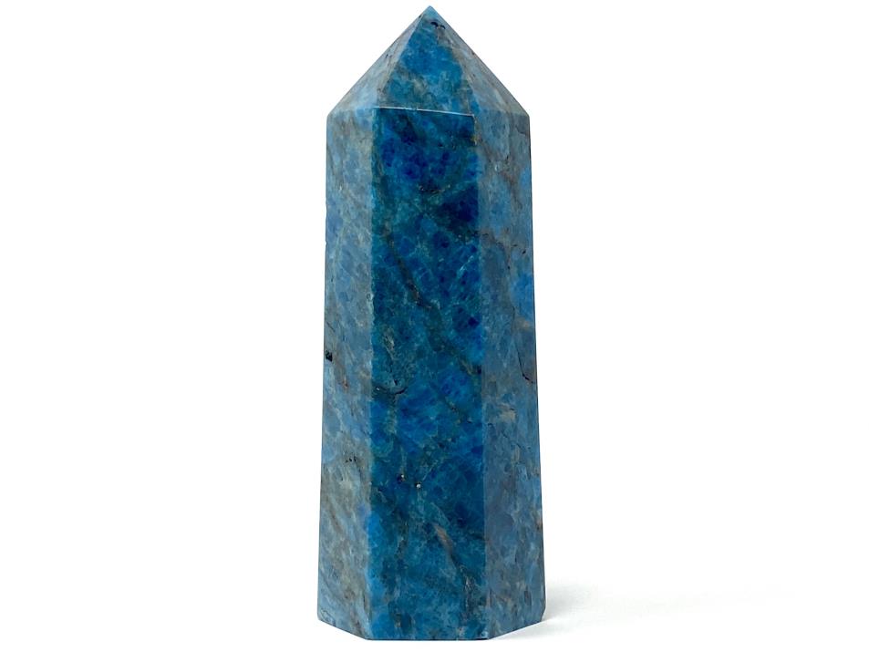 Blue Apatite Crystal Point Large 12.6cm