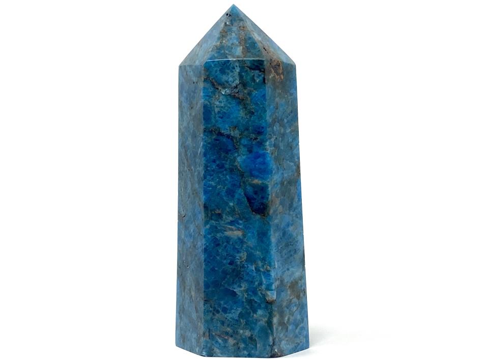 Blue Apatite Crystal Point Large 12.6cm