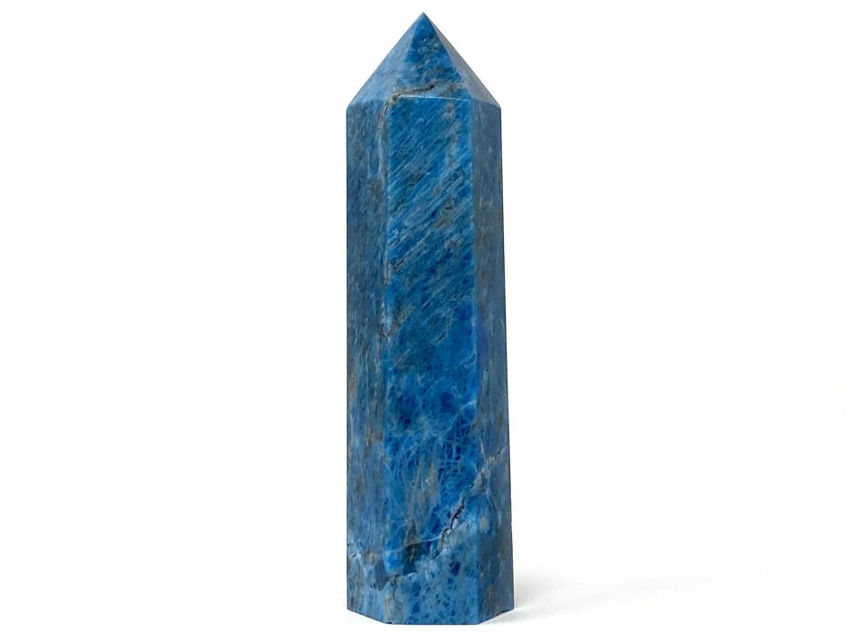 Blue Apatite Crystal Point Large 14.6cm