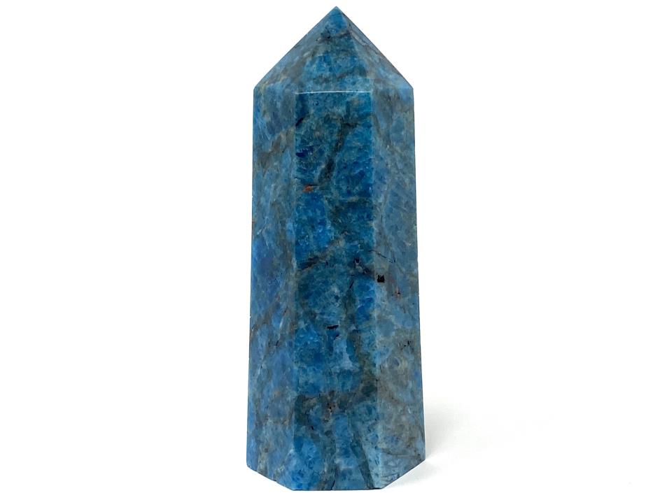 Blue Apatite Crystal Point Large 12.6cm