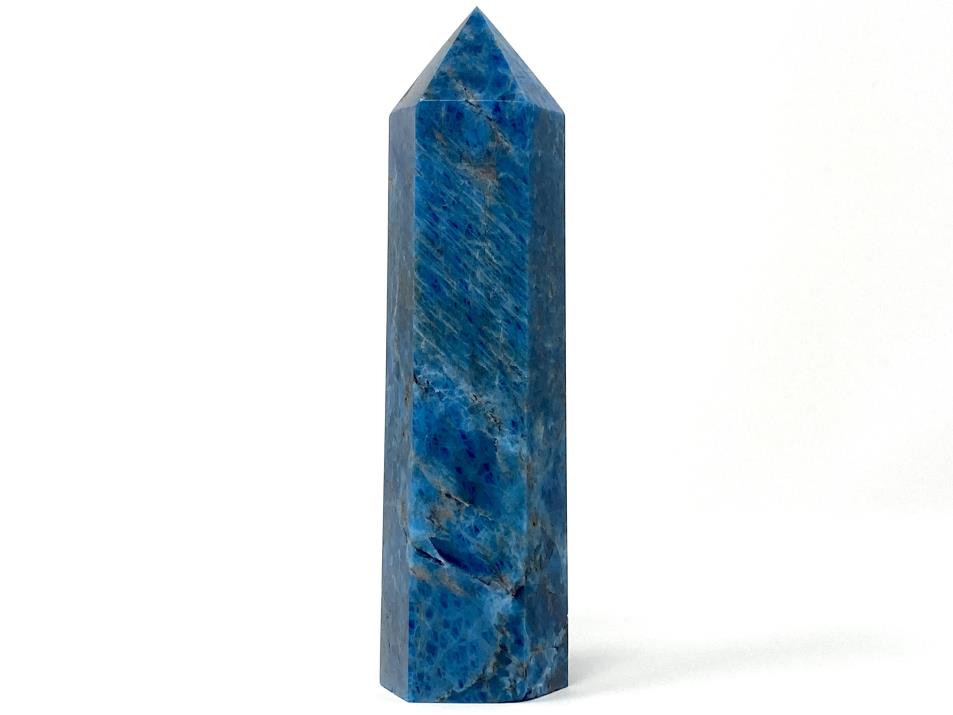 Blue Apatite Crystal Point Large 14.6cm