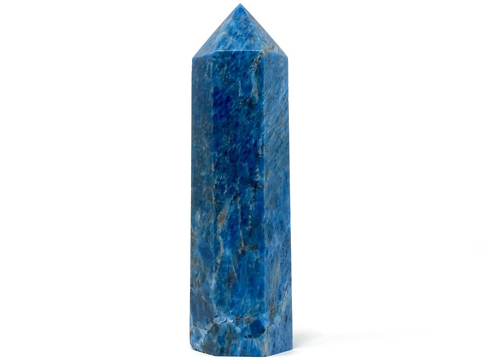 Blue Apatite Crystal Point Large 14.6cm