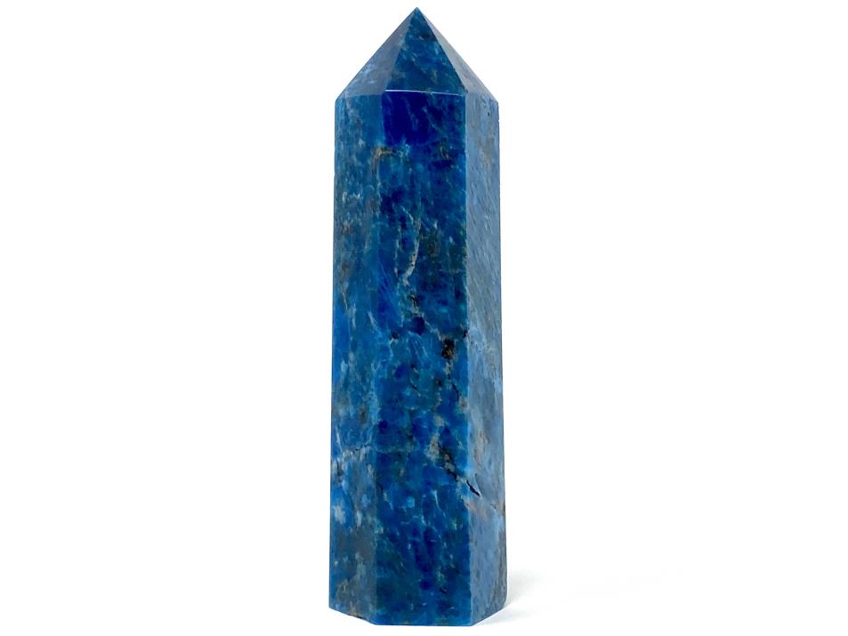 Blue Apatite Crystal Point Large 14.6cm