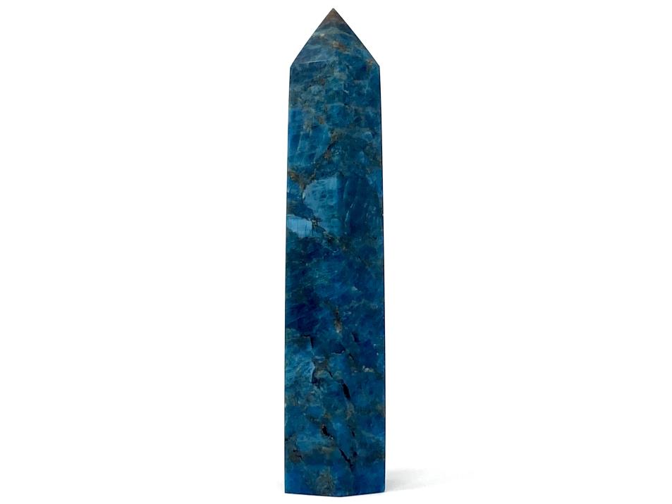 Blue Apatite Crystal Point Large 18.2cm