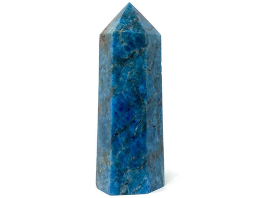 Blue Apatite Crystal Point Large 12.6cm