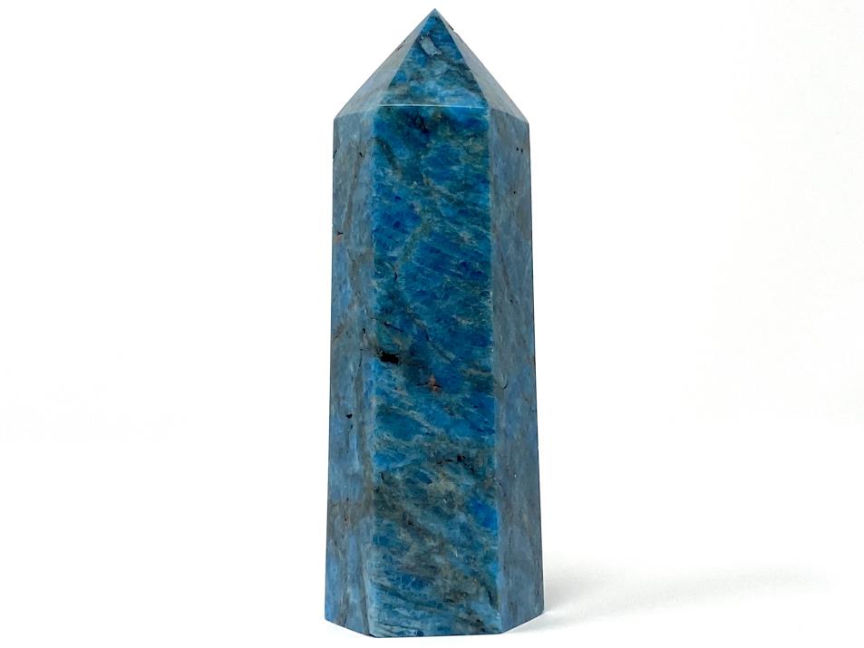 Blue Apatite Crystal Point Large 12.6cm