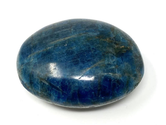 Blue Apatite Crystal Pebble 5.6cm