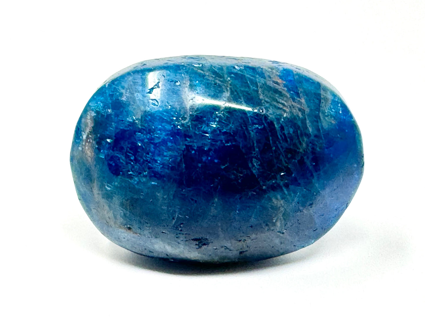 Blue Apatite Crystal Pebble 5.2cm