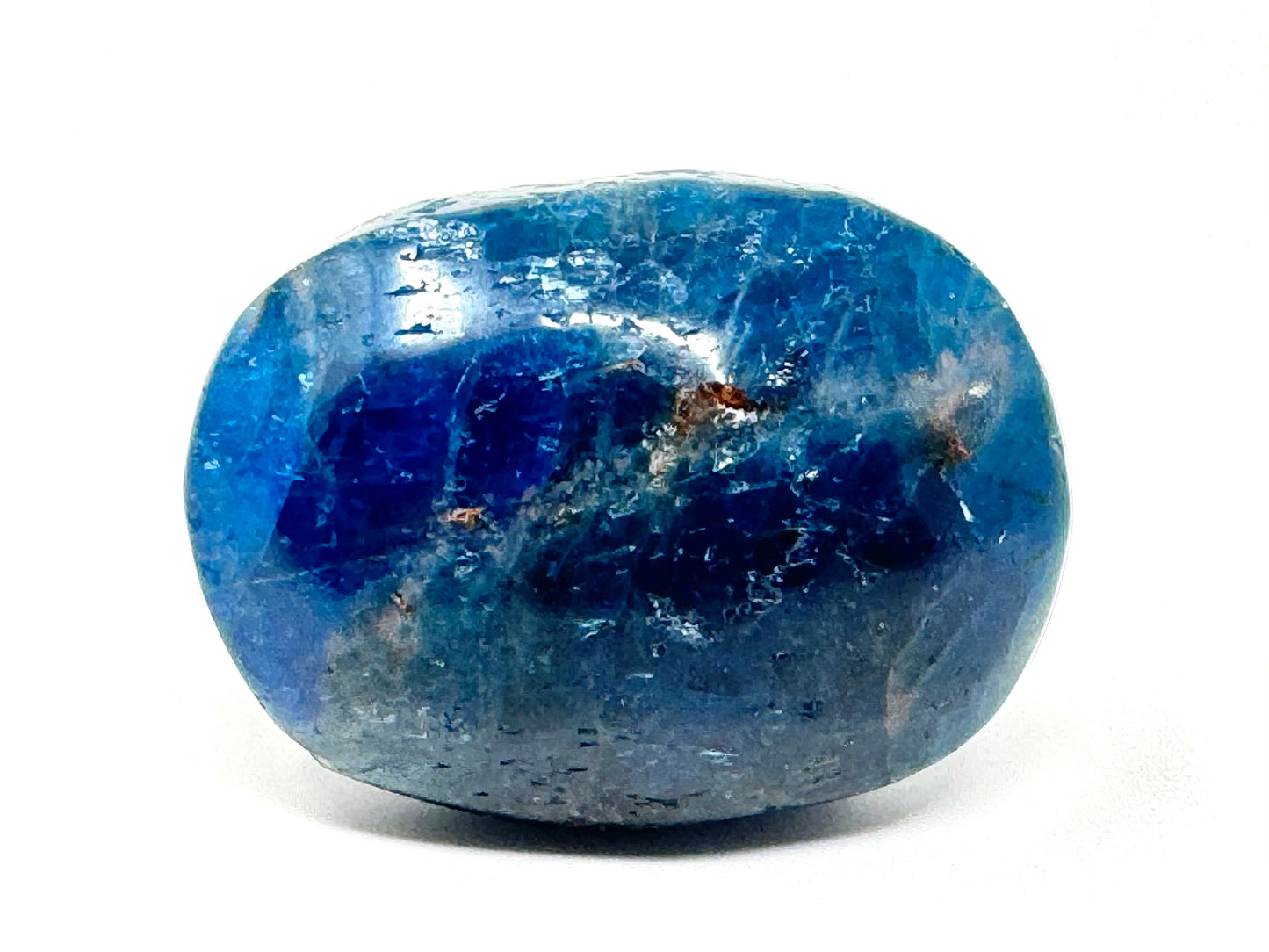 Blue Apatite Crystal Pebble 5.2cm