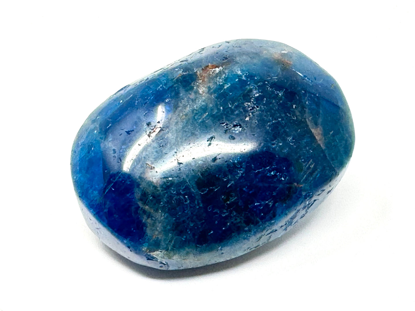 Blue Apatite Crystal Pebble 5.2cm